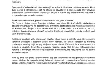 FOTO: Výzva známych osobností Dane Čahojovej