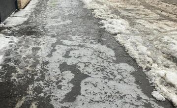 FOTO: Poľadovica v BA