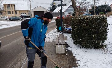 FOTO: Poľadovica v BA
