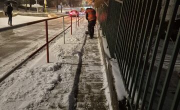 FOTO: Poľadovica v BA