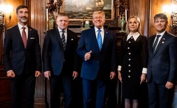 FOTO: Robert Fico s Donaldom Trumpom