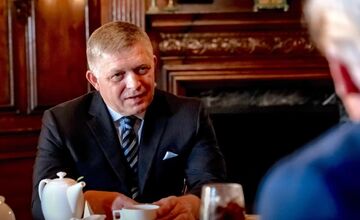 FOTO: Robert Fico s Donaldom Trumpom