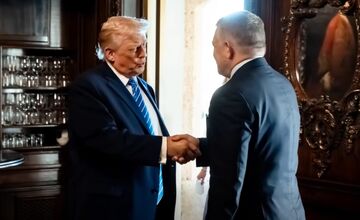 FOTO: Robert Fico s Donaldom Trumpom