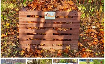 FOTO: Ružinov na jeseň postavil ohrádky pre ježkov