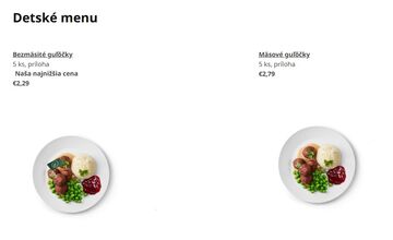 FOTO: Cena obedu v Ikei