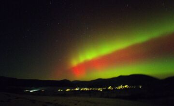 FOTO: Polárna žiara nad Bratislavou