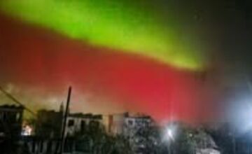 FOTO: Polárna žiara nad Bratislavou