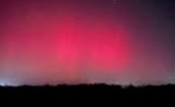 FOTO: Polárna žiara nad Bratislavou