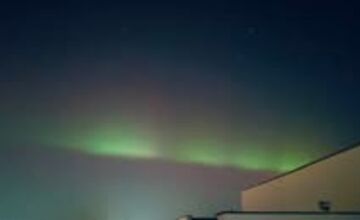 FOTO: Polárna žiara nad Bratislavou