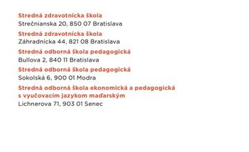 FOTO: Stredné školy v Bratislavskom kraji