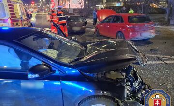 FOTO: Nehoda na Košickej