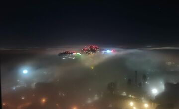 FOTO: Bratislava zahalená hmlou