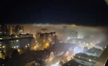FOTO: Bratislava zahalená hmlou