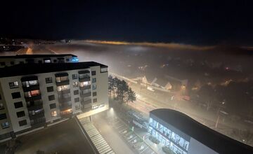 FOTO: Bratislava zahalená hmlou