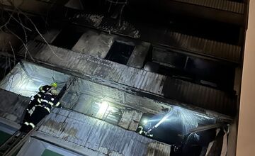 FOTO: Nočný požiar v Trnávke