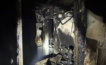 FOTO: Nočný požiar v Trnávke