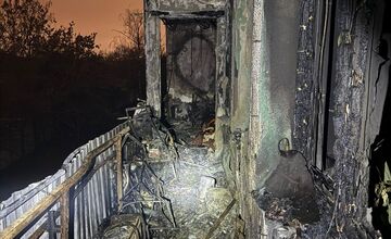 FOTO: Nočný požiar v Trnávke