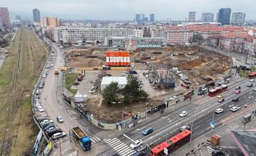 FOTO: Výstavba Istropolisu na Trnavskom mýte