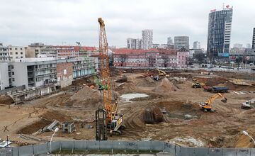 FOTO: Výstavba Istropolisu na Trnavskom mýte