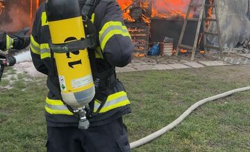 FOTO: Požiar v Rači