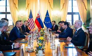 FOTO: Prezident Pellegrini pripravil amerického ministra zahraničných vecí Marca Rubia