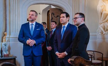 FOTO: Prezident Pellegrini pripravil amerického ministra zahraničných vecí Marca Rubia