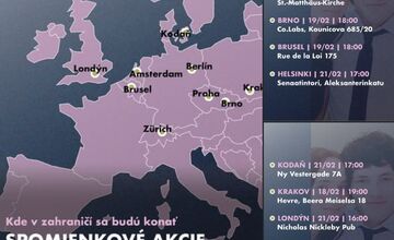 FOTO: Spomienka na Jána Kuciaka a Martinu Kušnírovú