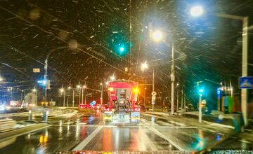 FOTO: Sneh v Bratislave