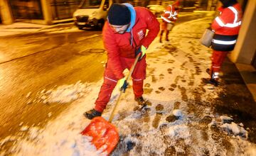 FOTO: Sneh v Bratislave