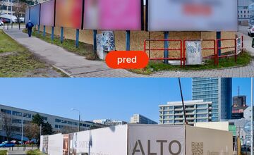 FOTO: Bratislava kričí preč vizuálnom smogom. Mesto od začiatku roka zrušilo viac ako 40 bilbordov