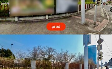 FOTO: Bratislava kričí preč vizuálnom smogom. Mesto od začiatku roka zrušilo viac ako 40 bilbordov