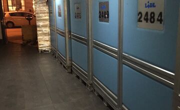 FOTO: Zásobovanie Lidlu na Grösslingovej