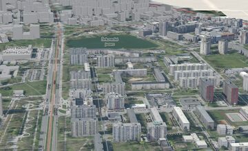 FOTO: Mestská časť Ružinov v 3D verzii