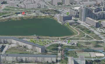 FOTO: Mestská časť Ružinov v 3D verzii