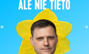 FOTO: Vtip Progresívneho Slovenska na Deň narcisov vyvolal pobúrenie