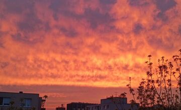 FOTO: Bratislavskú oblohu zaplavilo červené more. Ľudia zdieľajú fotky a sú nadšení z krásneho úkazu na oblohe.