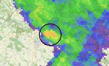 FOTO: Prvé tornádo roka, objavilo sa v Česku