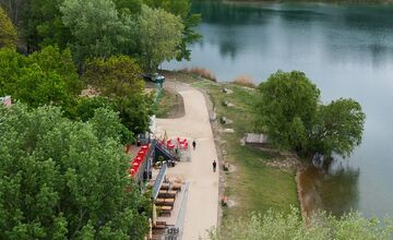 FOTO: Nový mlatový chodník pri Draždiaku